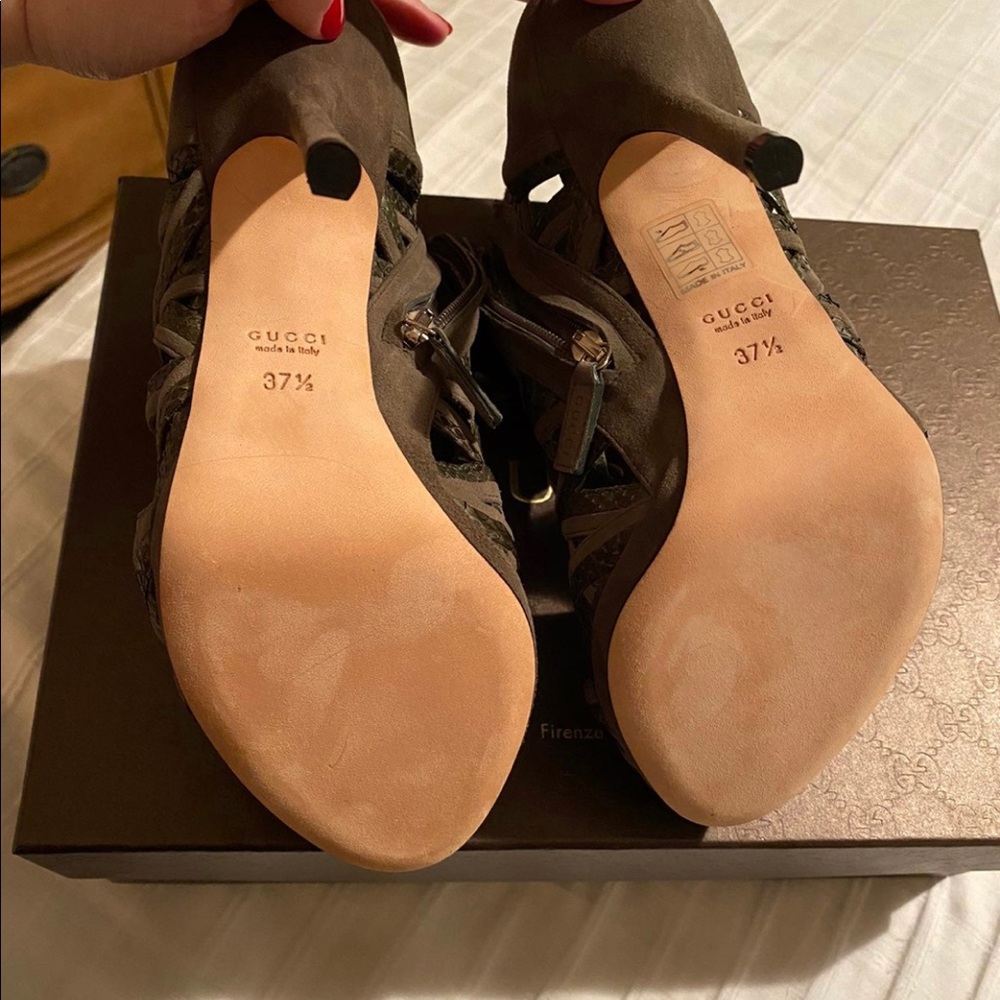 NWB Gucci Sofia Rey cage booties. - Picture 9 of 10